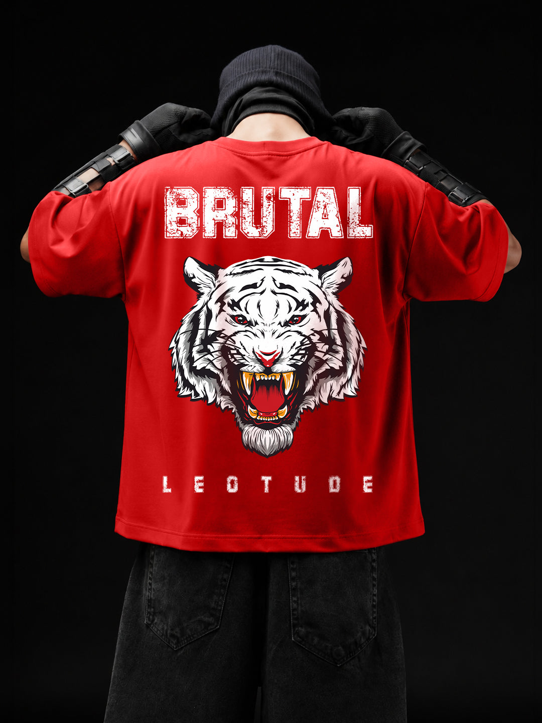 Leotude Men's Red Brutal Premium T-Shirt