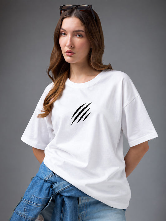 Leotude Women's White Claw Mark Elite T-Shirt