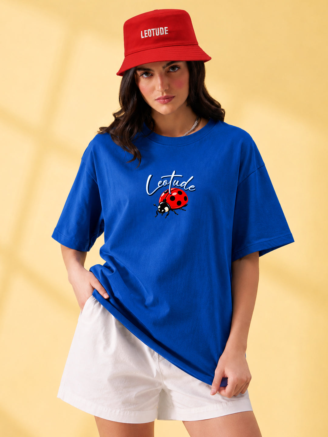 Leotude Women's Blue Mushroom Premium T-Shirt