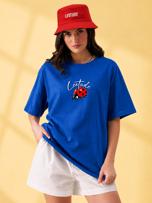 Leotude Women's Blue Mushroom Premium T-Shirt