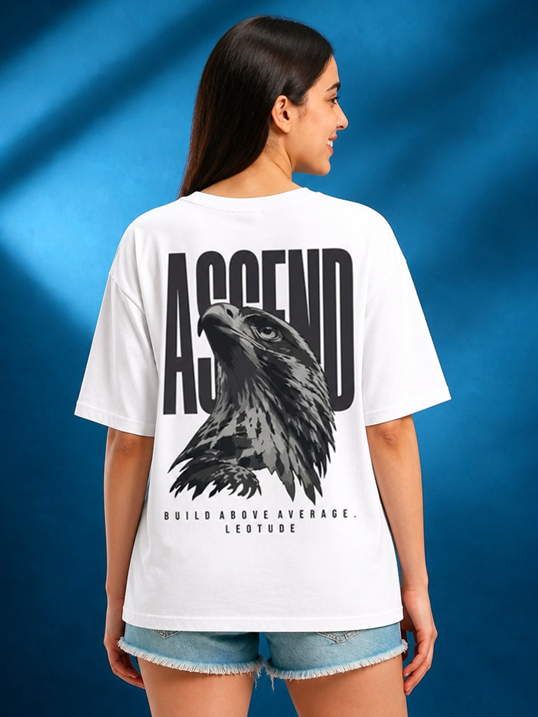 Leotude Women's White Ascend Premium T-Shirt