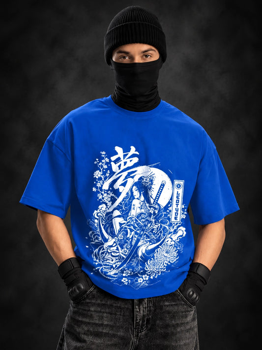 Leotude Men's Blue Sakura Elite T-Shirt