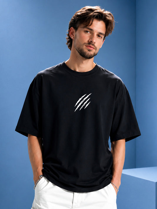 Leotude Men's Black Claw Mark Premium T-Shirt