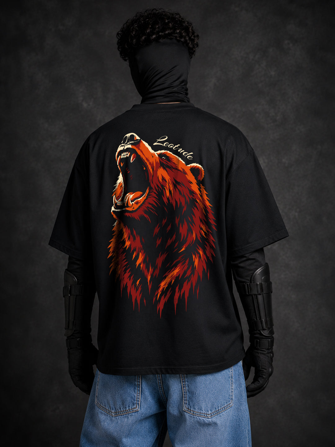 Leotude Men's Black Grizzly Premium T-Shirt
