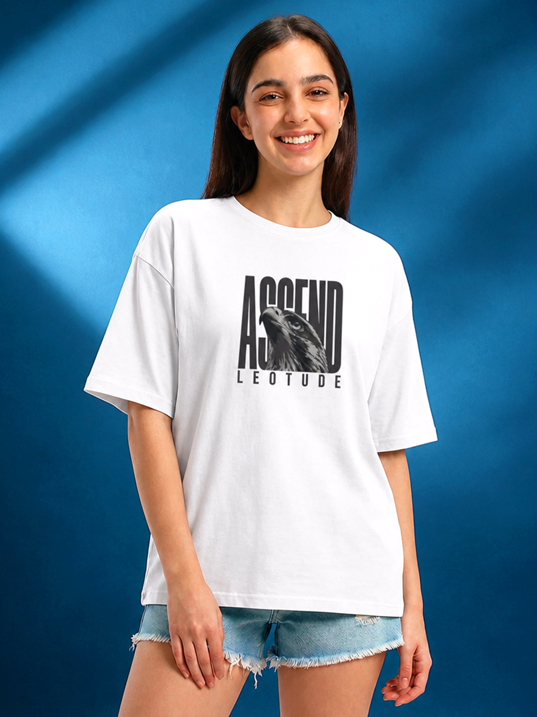 Leotude Women's White Ascend Premium T-Shirt