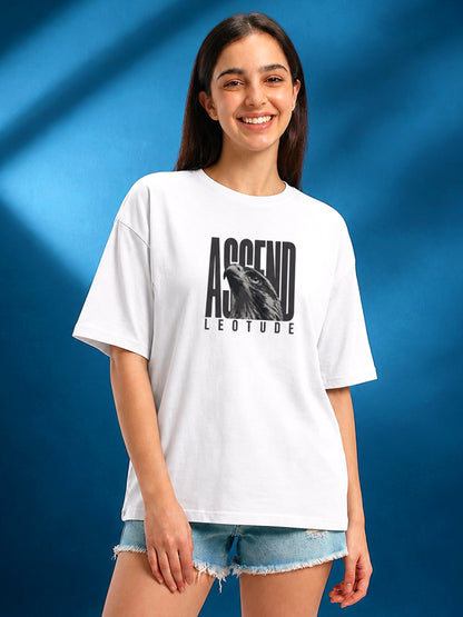Leotude Women's White Ascend Premium T-Shirt