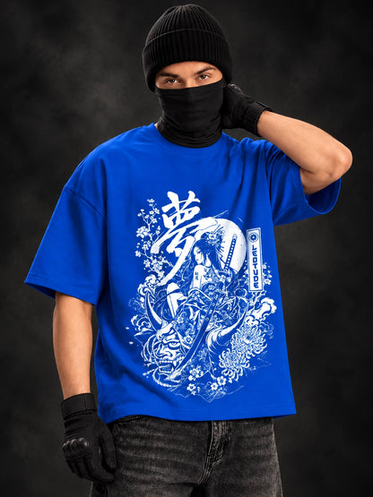Leotude Men's Blue Sakura Elite T-Shirt