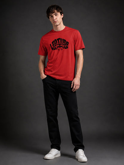 Leotude Men "Roar" Red T-Shirt