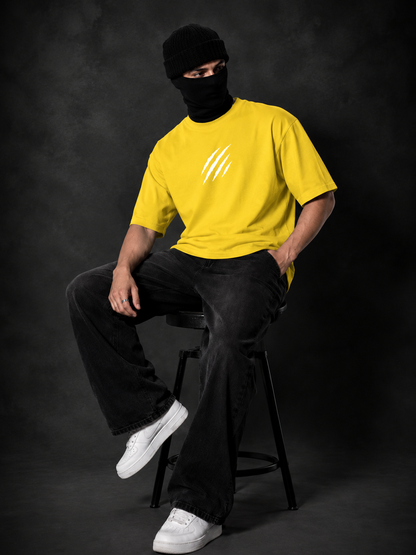 Leotude Men's Yellow Claw Mark Premium T-Shirt