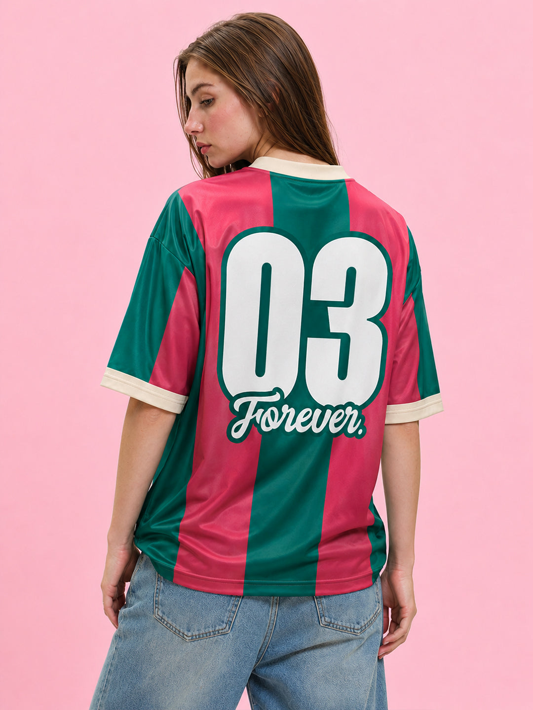 Leotude Women's Green Classic Printed T-Shirt