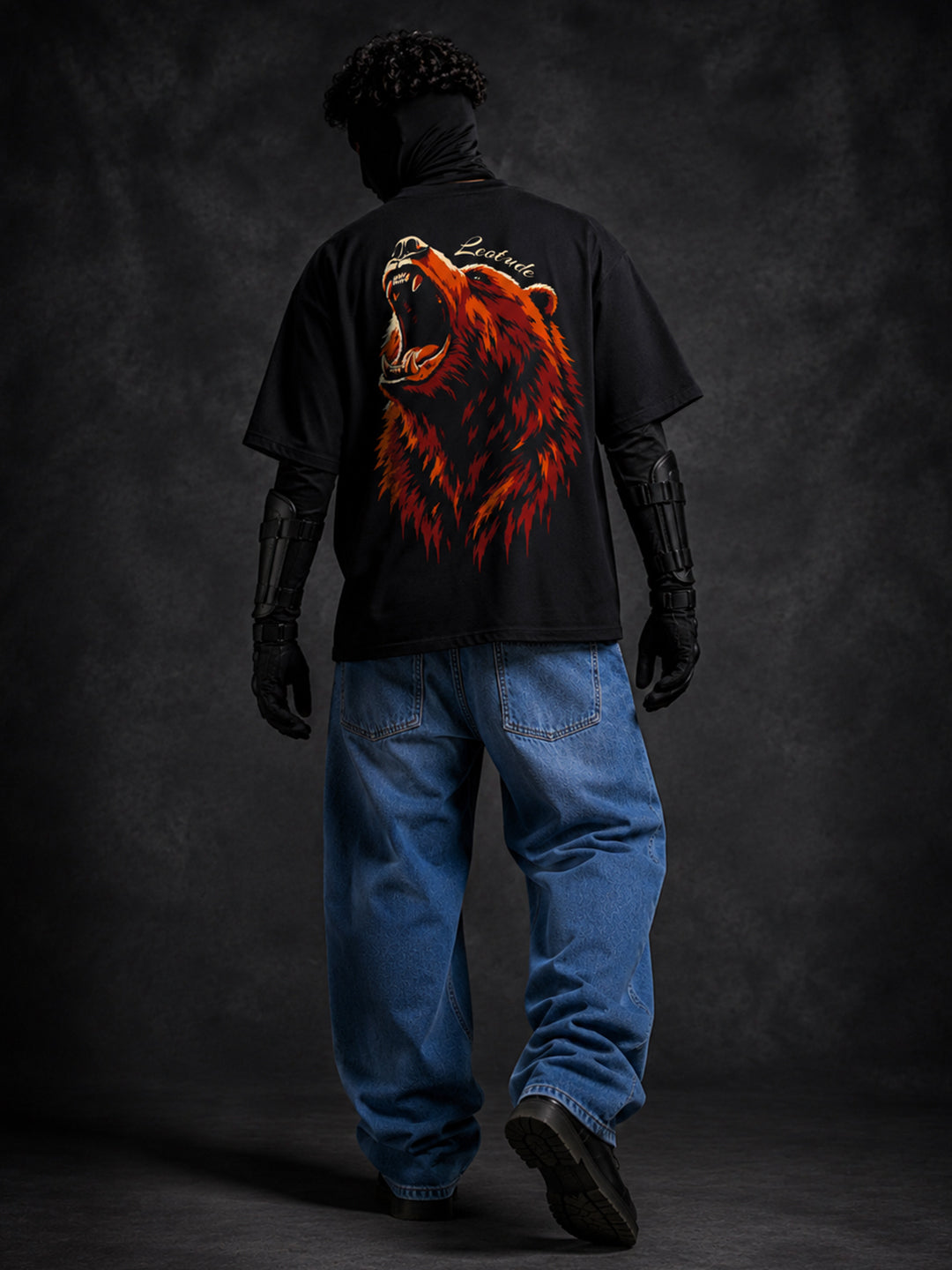 Leotude Men's Black Grizzly Premium T-Shirt