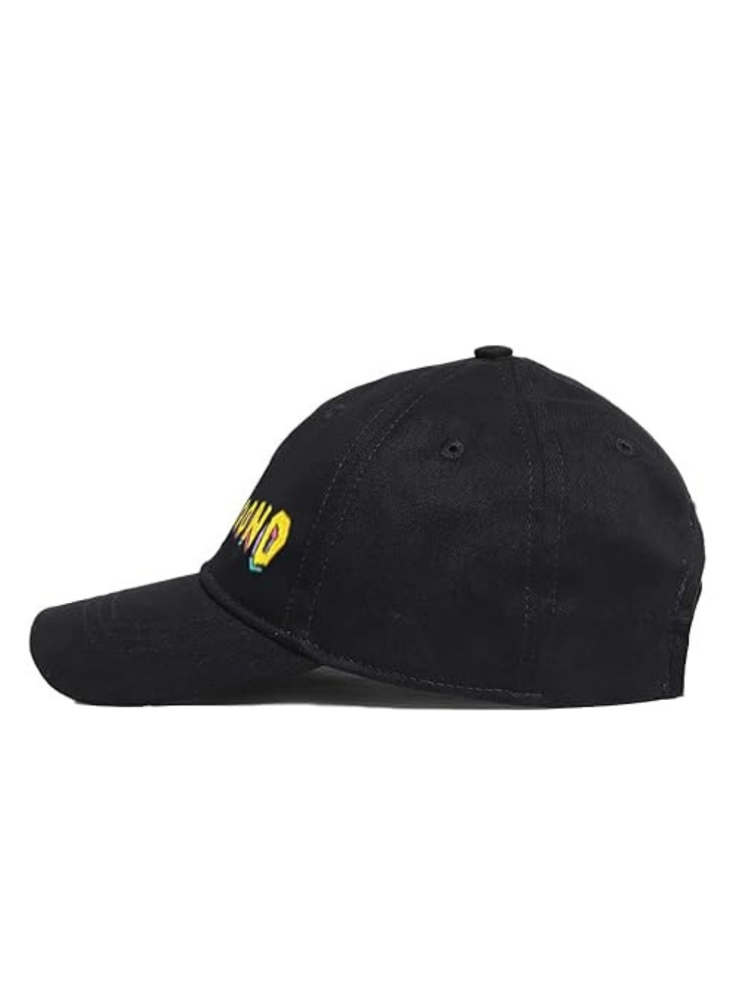 Trond Embroidered Cap — Unisex Cotton Baseball Cap (Black)