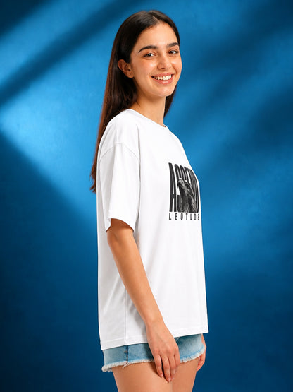 Leotude Women's White Ascend Premium T-Shirt