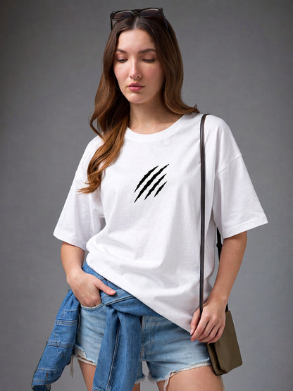 Leotude Women's White Claw Mark Elite T-Shirt