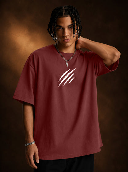 Leotude Men's Brown Claw Mark Premium T-Shirt