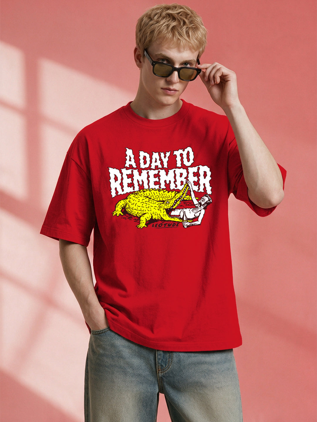 Leotude Men "A Day To Remember" Red T-Shirt