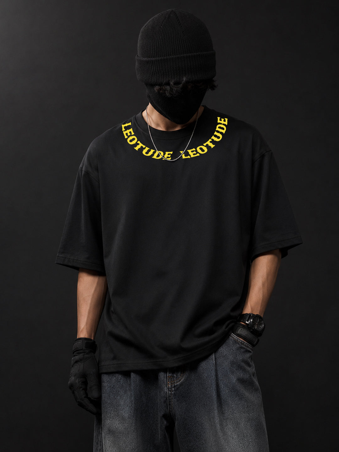 Leotude Men's Black Good Luck Premium T-Shirt