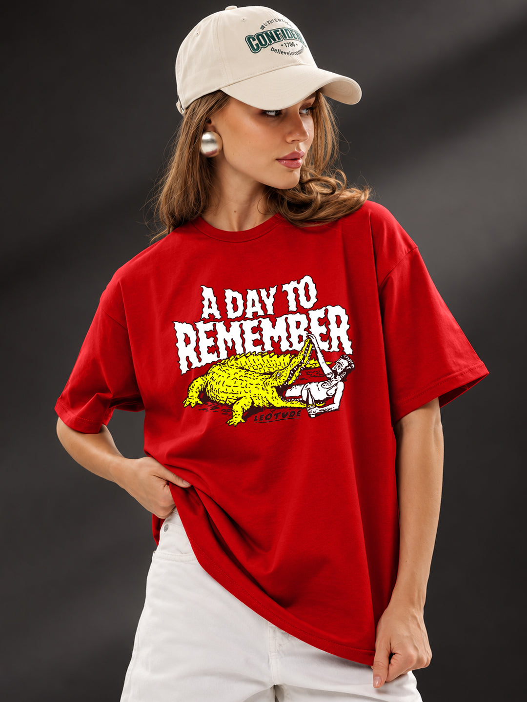 Leotude Women "A Day To Remember" Red T-Shirt