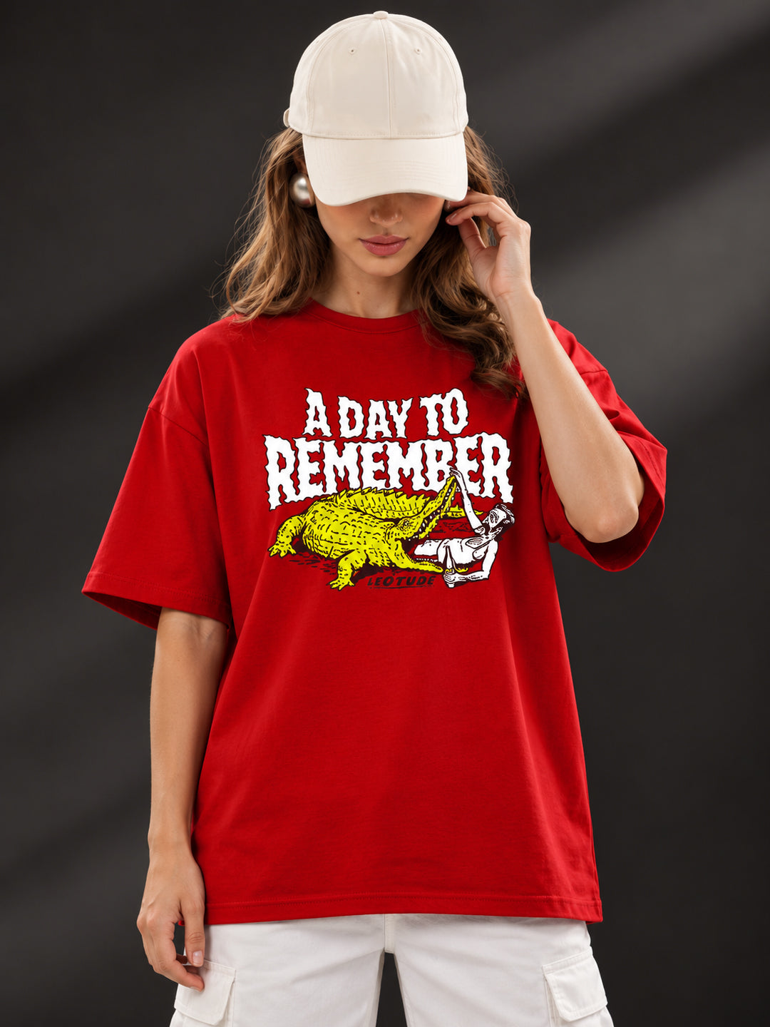 Leotude Women "A Day To Remember" Red T-Shirt