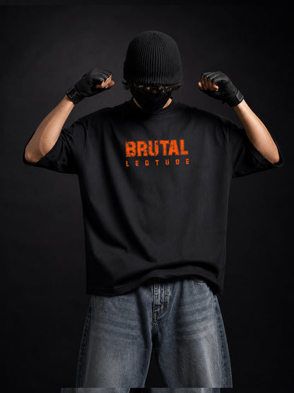 Leotude Men's Black Brutal Premium T-Shirt