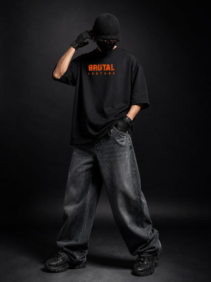 Leotude Men's Black Brutal Premium T-Shirt