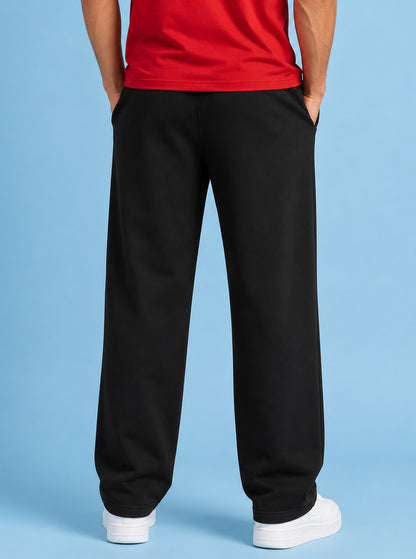 Leotude Men's Black Parrot Premium Trackpants