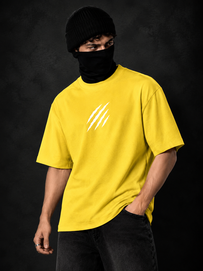 Leotude Men's Yellow Claw Mark Premium T-Shirt