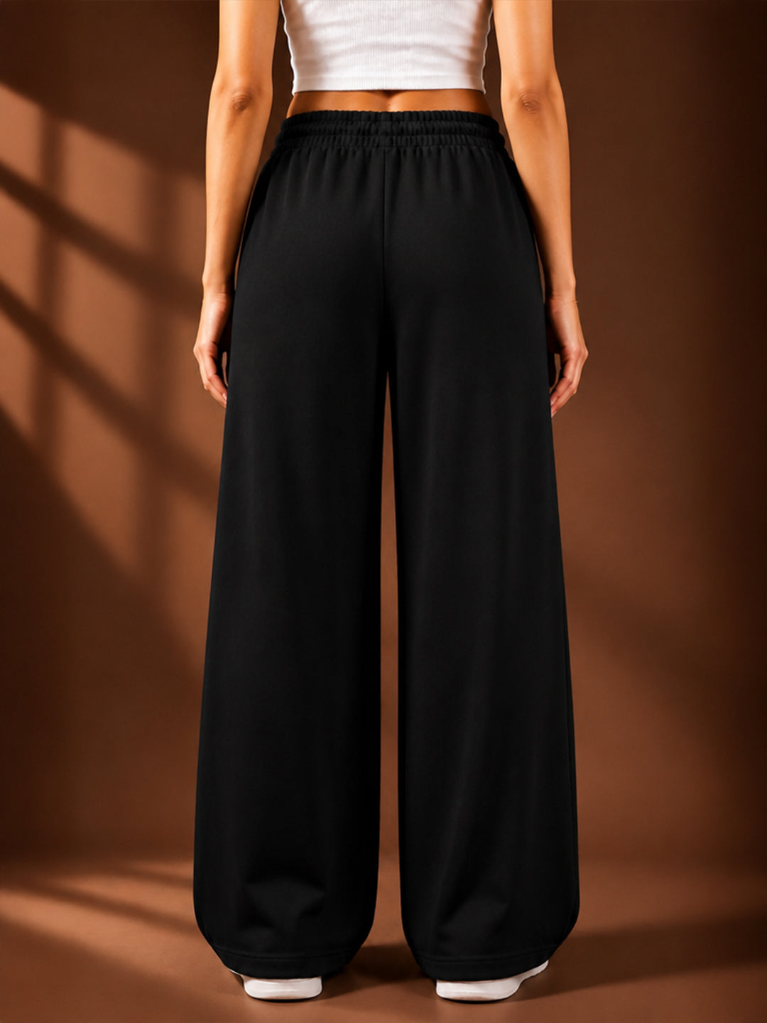 Leotude Women's Black Sher Premium Trackpants