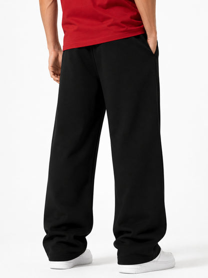 Leotude Men's Black Snake Premium Trackpants