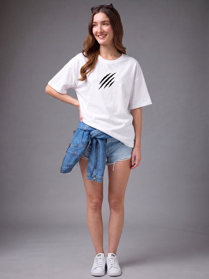 Leotude Women's White Claw Mark Elite T-Shirt