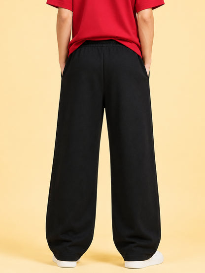 Leotude Women's Black Alpha Premium Trackpants