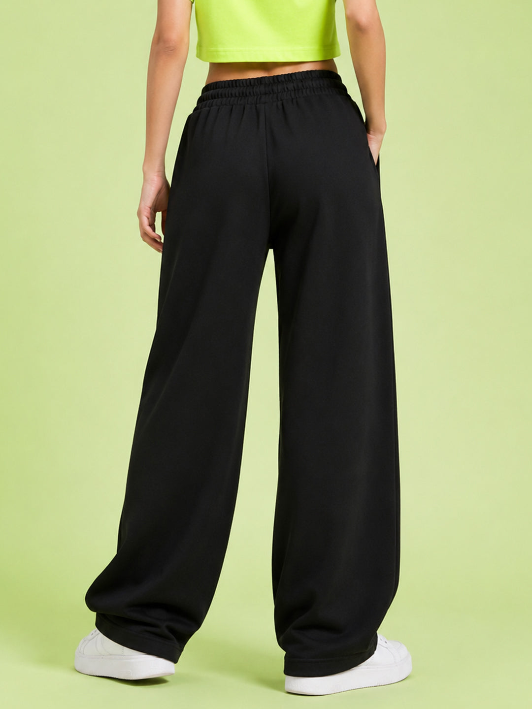 Leotude Women's Black Spider Premium Trackpants