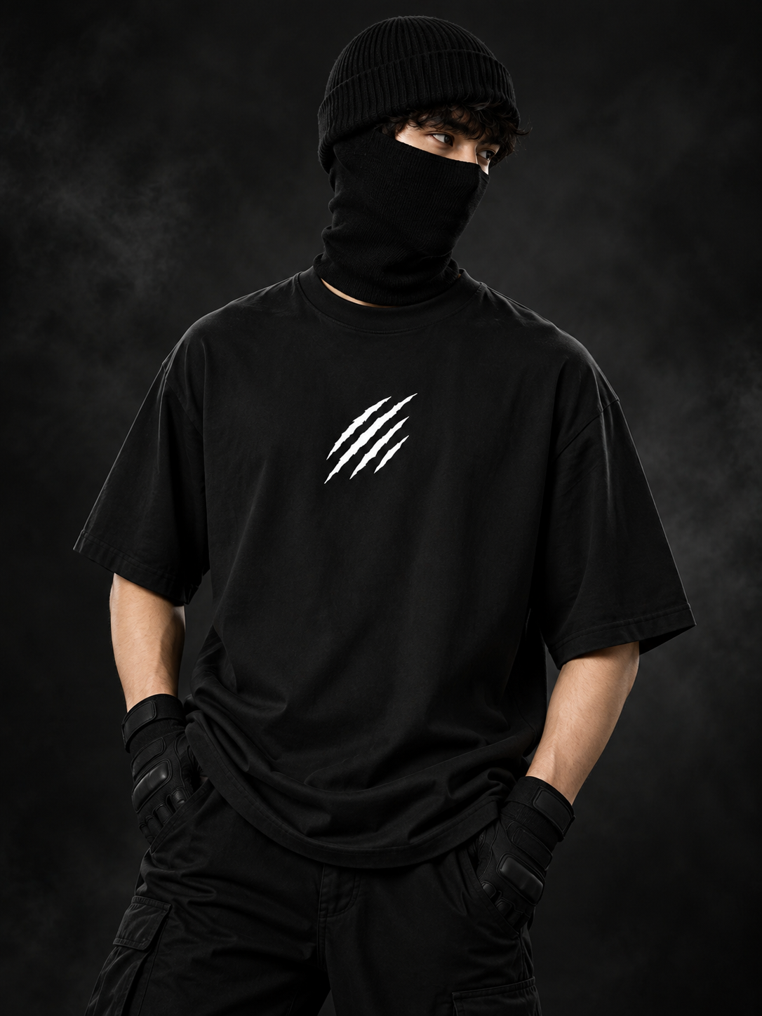 Leotude Men's Black Claw Mark Elite T-Shirt