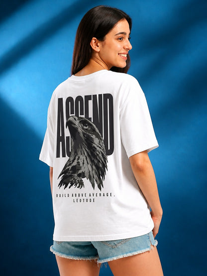 Leotude Women's White Ascend Premium T-Shirt
