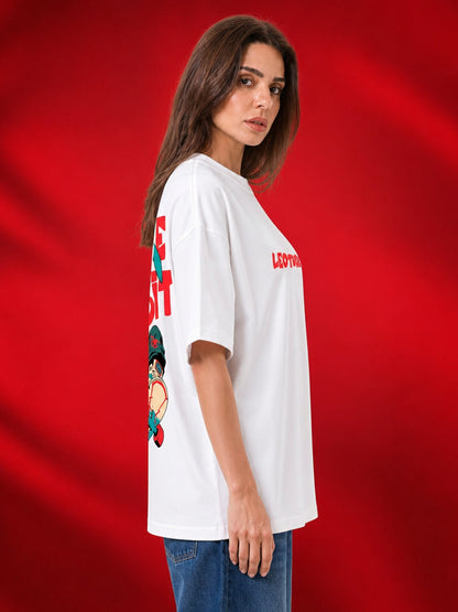 Leotude Women's White Rogue Rabbit Premium T-Shirt