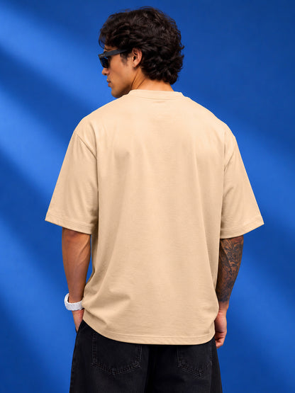 Leotude "Talk Doesn't Cook Rice" Graphic Oversized T-Shirt — Men's Streetwear Tee