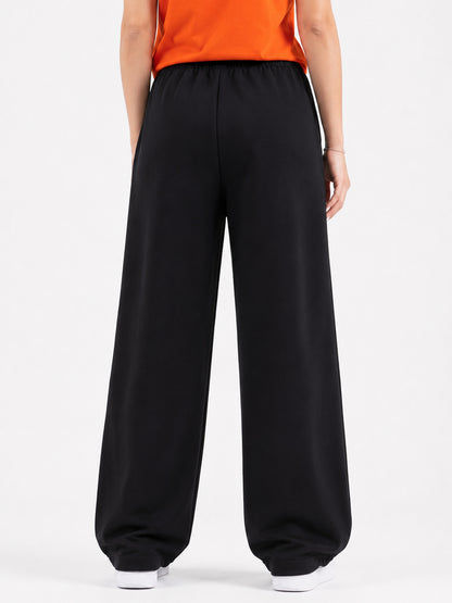 Leotude Women's Black Blaze Ape Premium Trackpants
