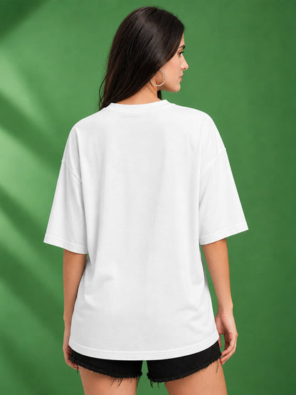 Leotude Women's White Squeeze Premium T-Shirt