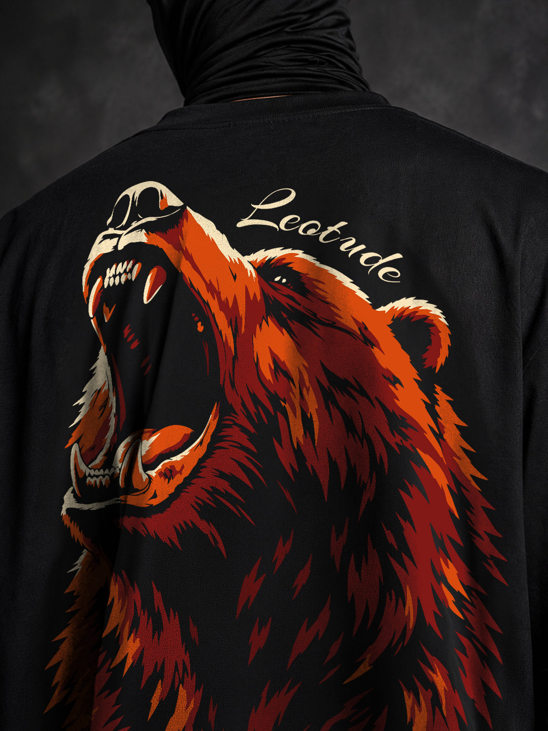 Leotude Men's Black Grizzly Premium T-Shirt