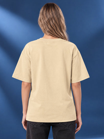 Leotude Women's Beige Claw Mark Elite T-Shirt