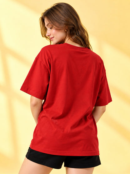 Leotude Women's Red Leopard Elite T-Shirt