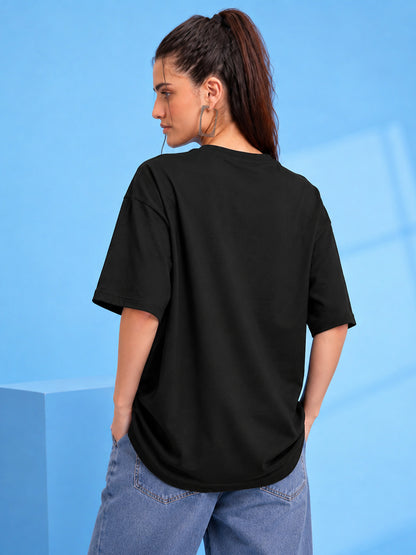 Leotude Women's Black Unstoppable Premium T-Shirt
