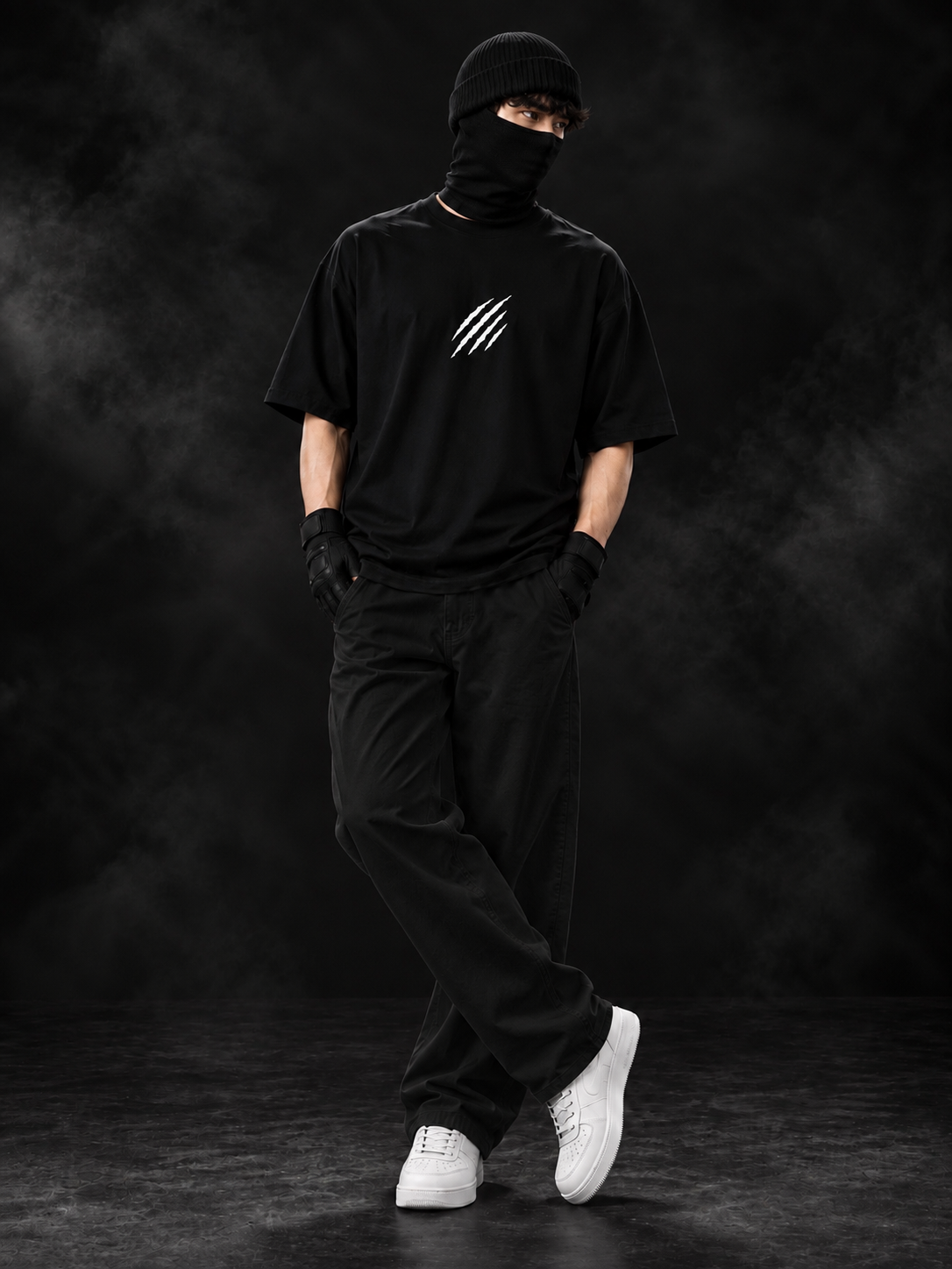 Leotude Men's Black Claw Mark Elite T-Shirt