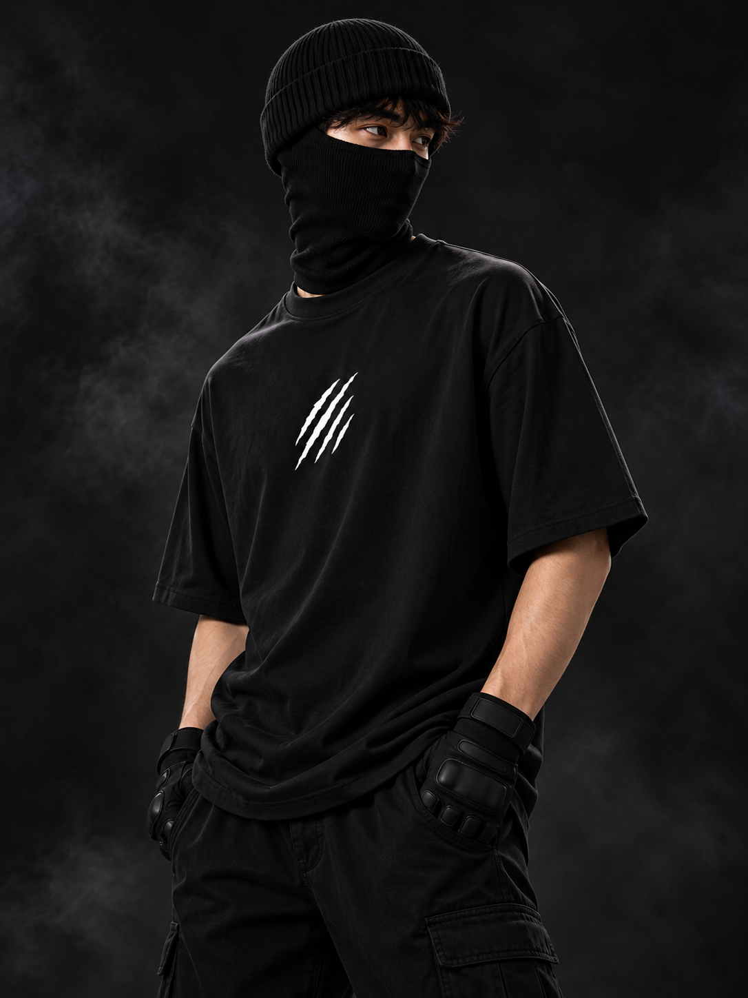 Leotude Men's Black Claw Mark Elite T-Shirt