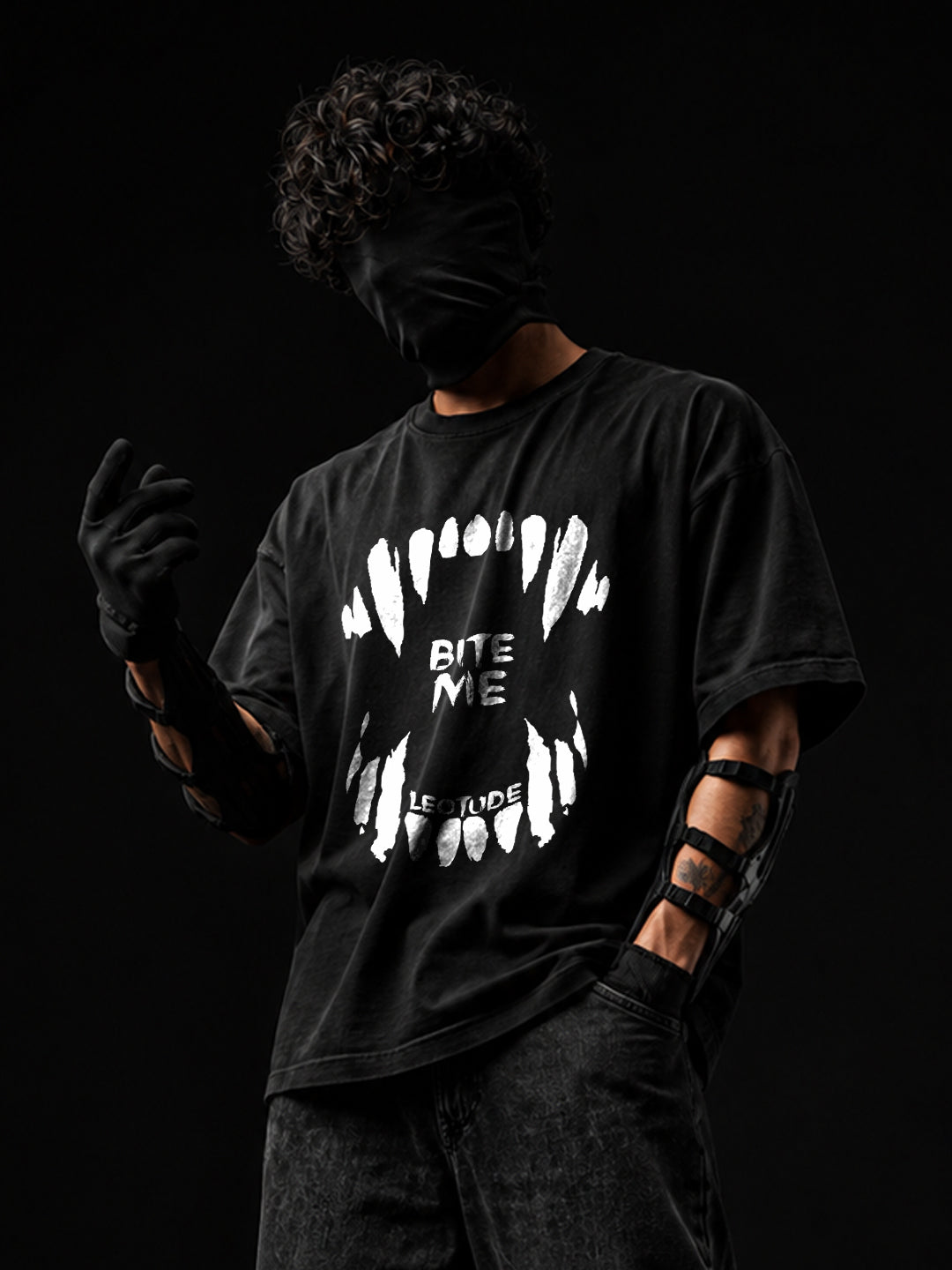 Trond Men's Black Bite Me Premium T-Shirt