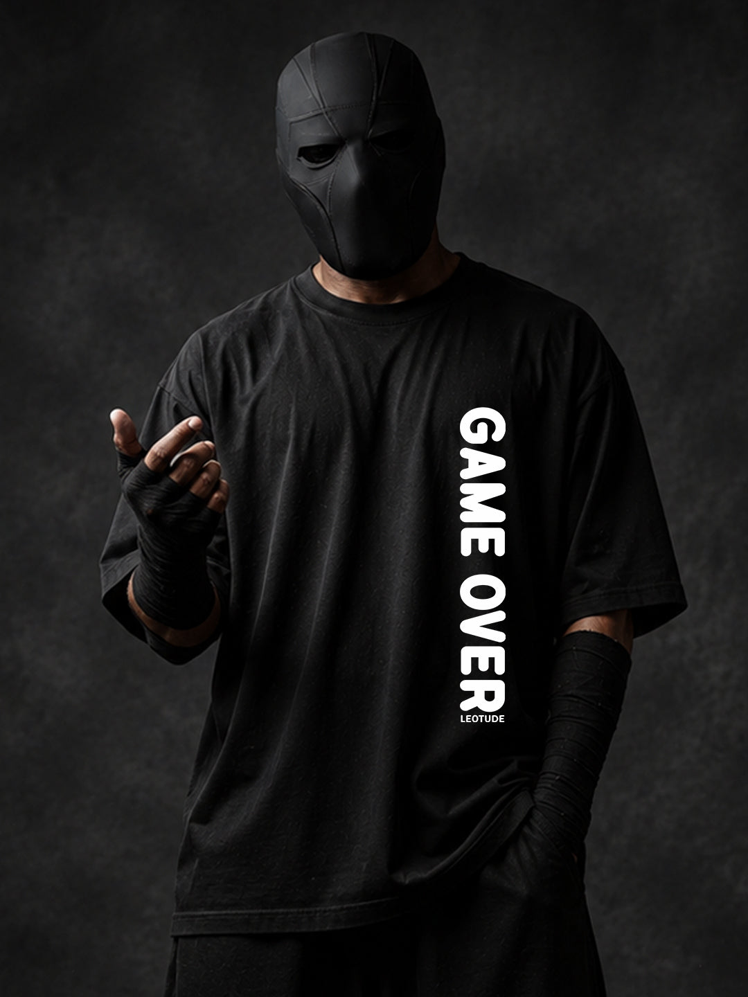 Trond Men's Black Game Over Premium T-Shirt