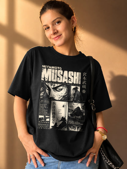 Leotude Women's Black Musashi Premium T-Shirt