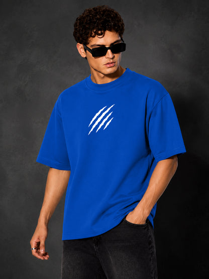 Leotude Men's Blue Claw Mark Premium T-Shirt
