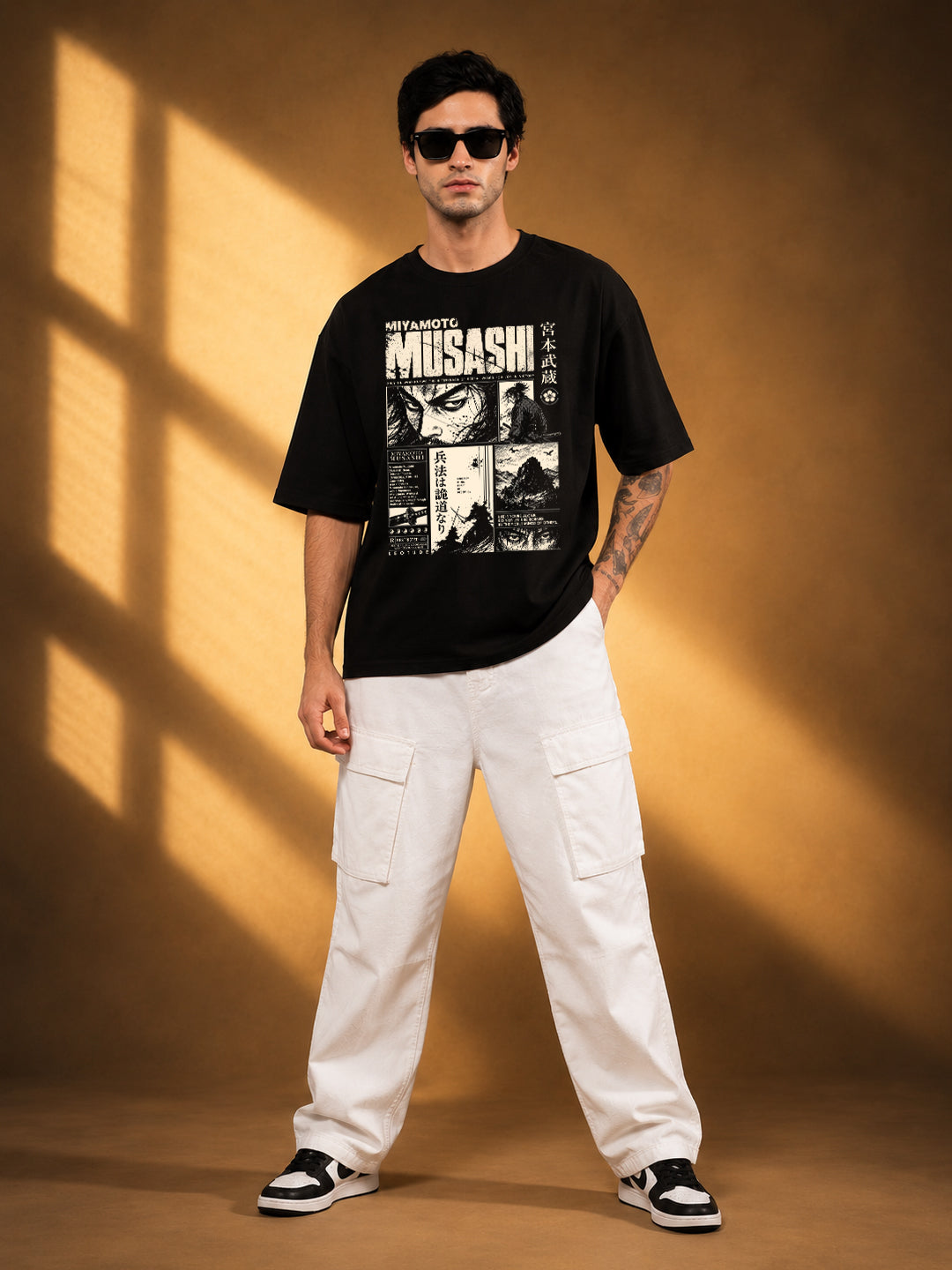 Leotude Men's Black Musashi Premium T-Shirt