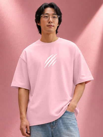 Leotude Men's Pink Claw Mark Premium T-Shirt